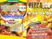 Pizza box, menu, telefono, horarios, direccion, consultar precios.
